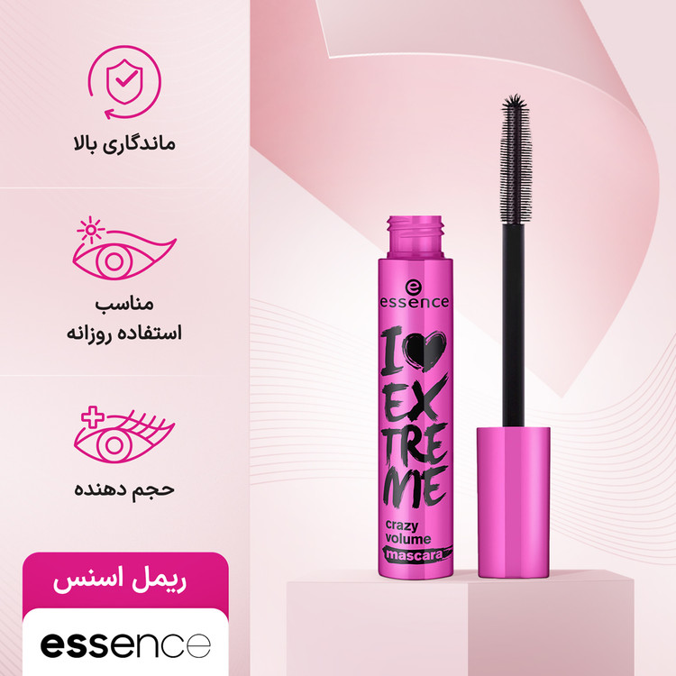 ریمل اسنس صورتی I love extreme