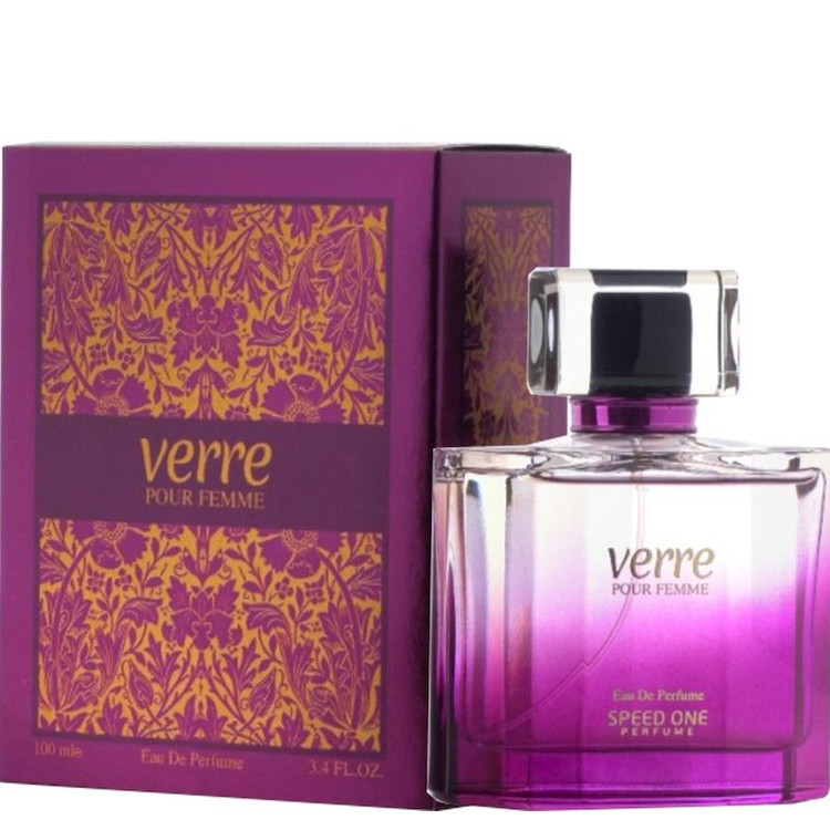 ادکلن زنانه اسپید وان اصل مدل Verre ( رایحه میدنایت) حجم ۱۰۰ میل