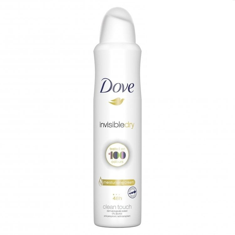 اسپری ضد تعریق داو اصل UK مدل Invisible Dry حجم 250 میلی لیتر